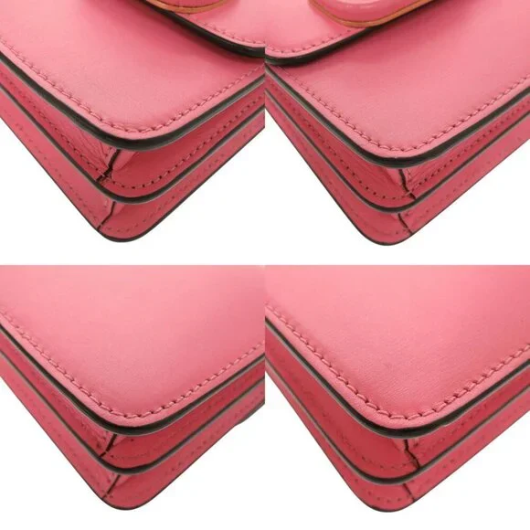 VALENTINO GARAVANI Pink Leather Shoulder Bag - Picture 5 of 10